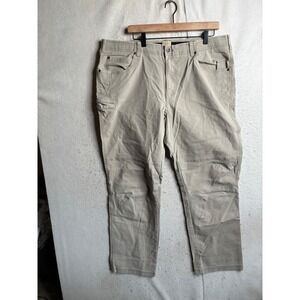 Red Head Brand Co Mens Khaki Utility Work Pants Tan 40x32 Articulated Knee